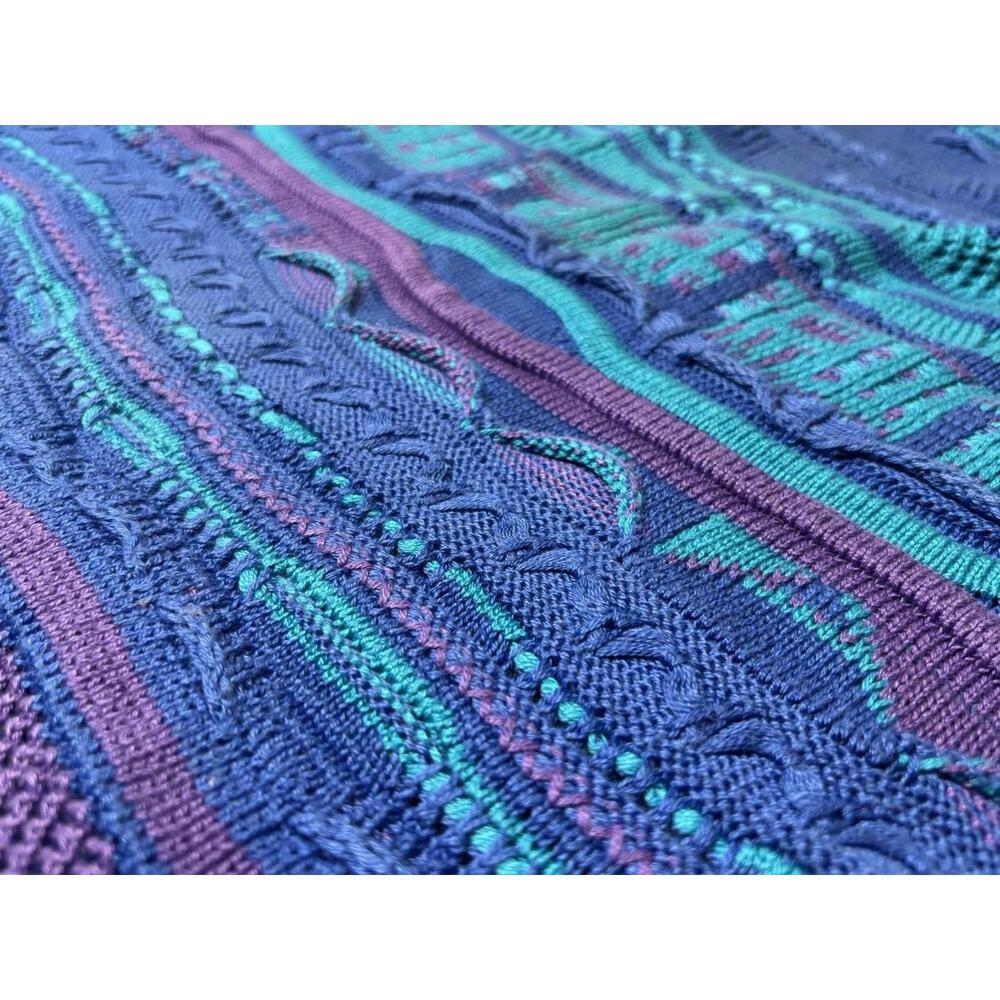 COOGI Multi-Blue Patterned Crewneck Sweater - Picture 7 of 15